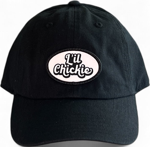 L'il Chickie TODDLER Black/White Washed Ball Cap