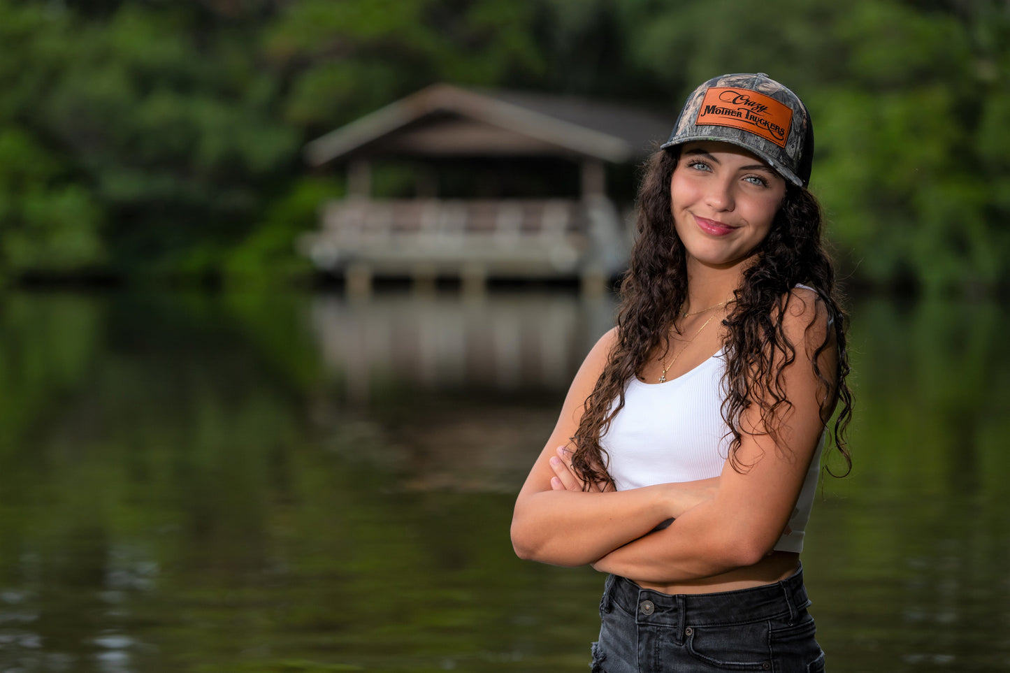 Moss Camo Classic Logo Trucker Hat