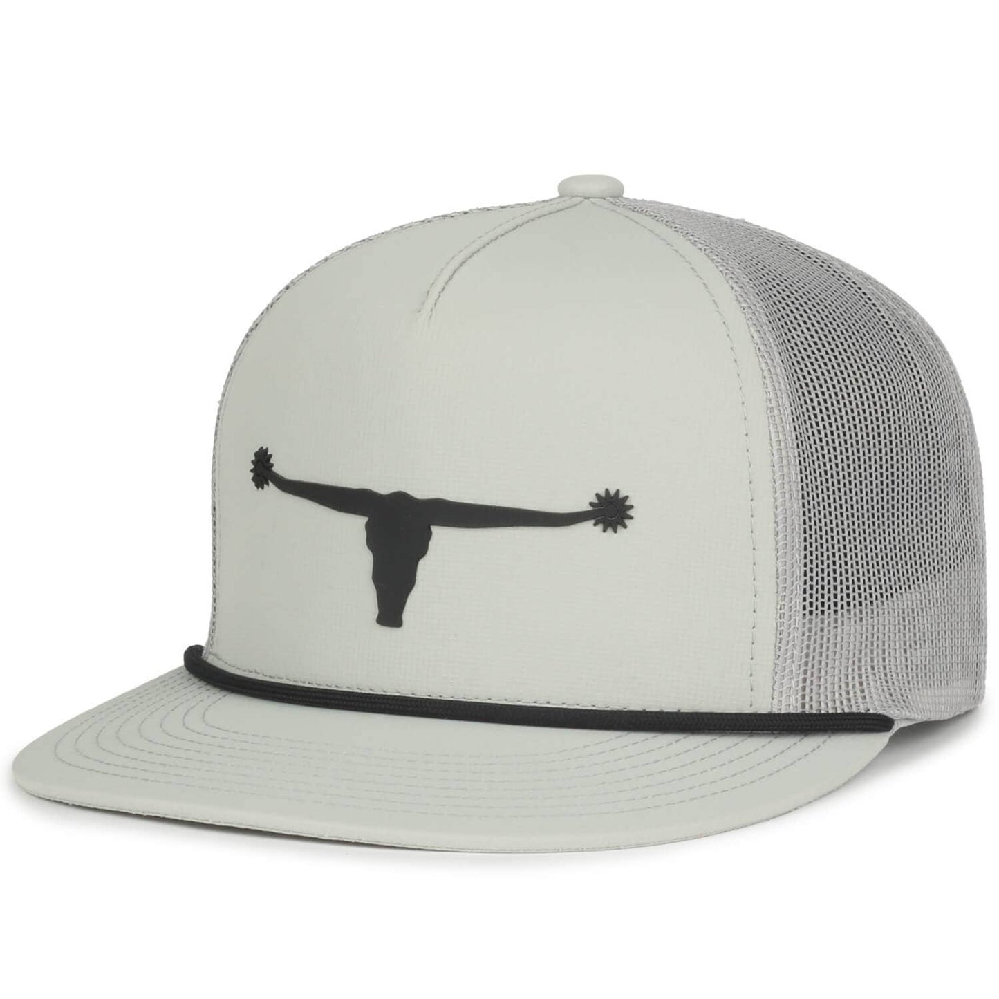 Bull Spurs Icon Hat: Black/Putty
