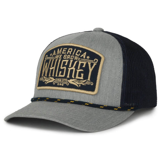 We Grow Whiskey Hat-Gray
