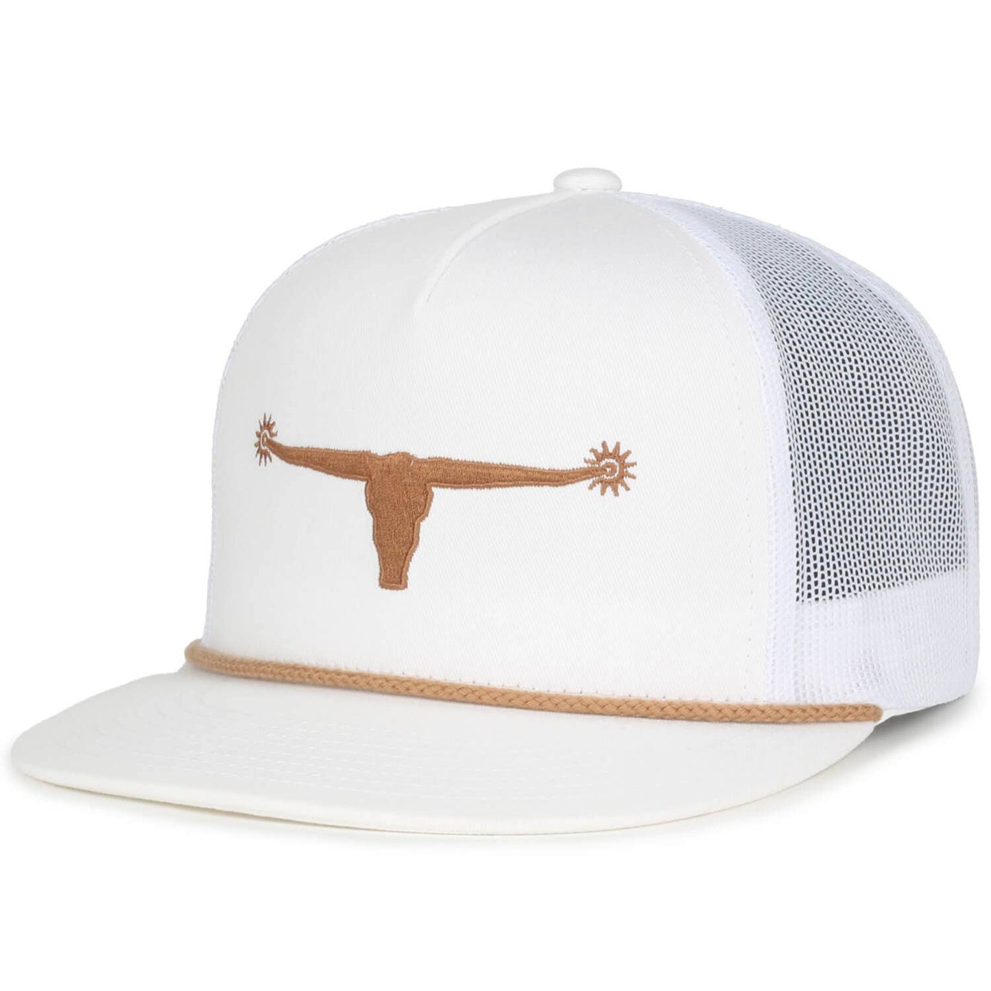 Bull Spurs Icon Hat: Black/Putty